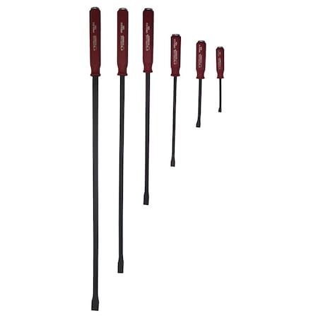 Wilde 7 PIECE HARD CAP PRY BAR w/ RACK SET HPB 7/DB